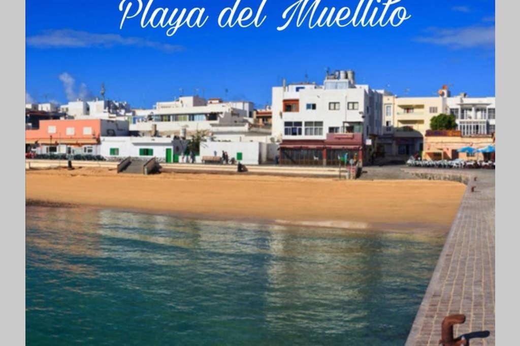 Villa Centro De Corralejo Con Vistas A Isla De Lobos Esterno foto