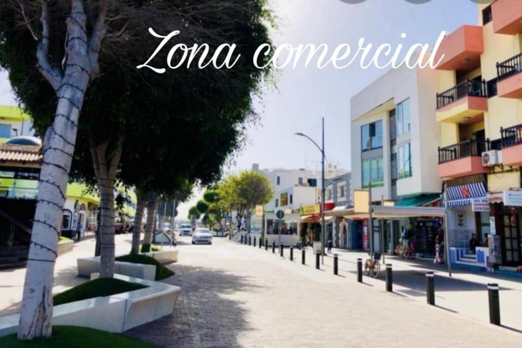 Villa Centro De Corralejo Con Vistas A Isla De Lobos Esterno foto